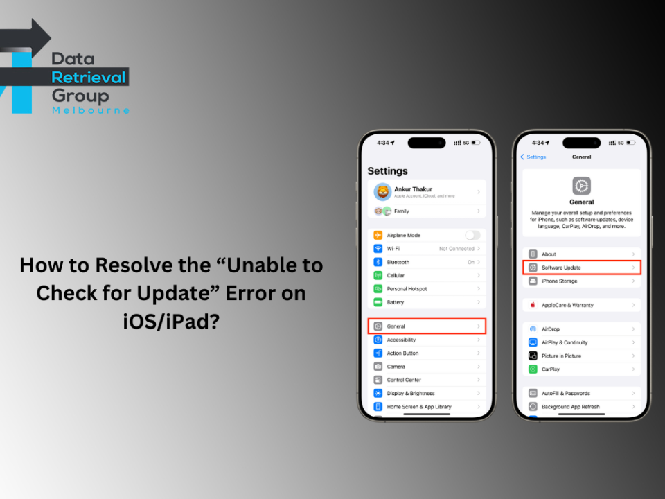 Error on iOS & iPad